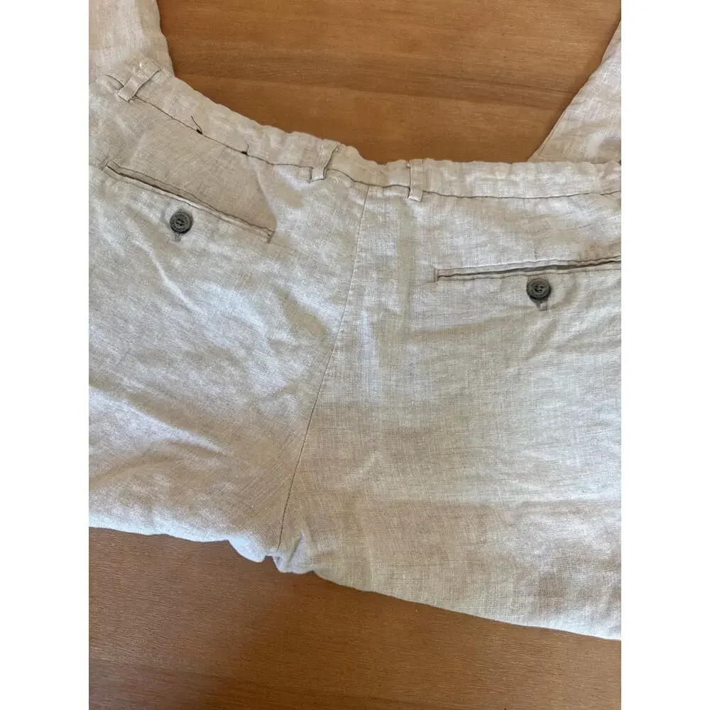 Tasso Elba 100% Linen Pants. 38/32